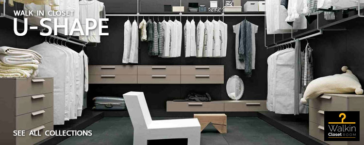 WALK-IN CLOSET - U SHAPE